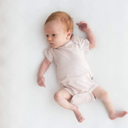 Kyte Baby Bodysuit in Blush - 0-3 Months