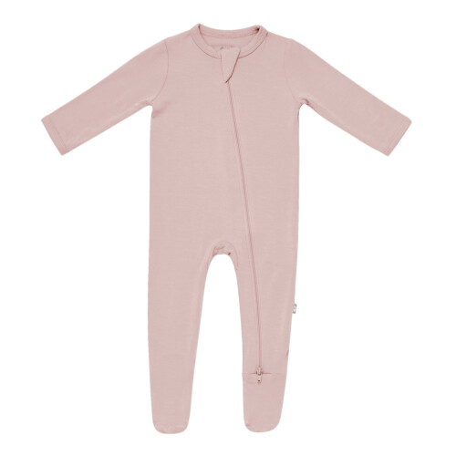 Kyte Baby Zippered Footie in Sunset - Sunset  0-3 months