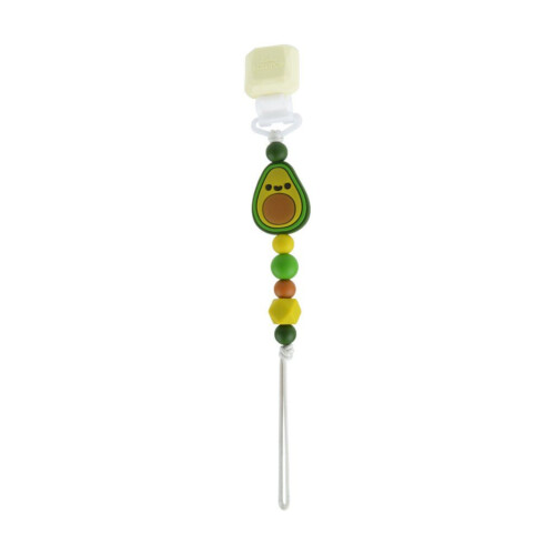 Loulou Lollipop Pacifier Clip - Avocado