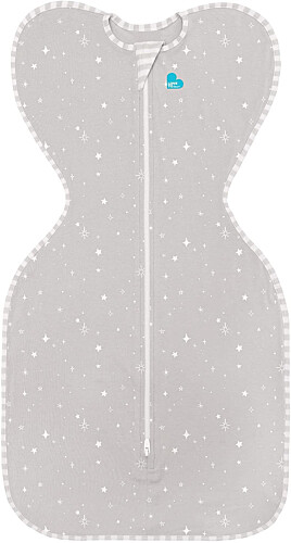 Love To Dream Swaddle UP Lite Gray Stars - Small 0.2 Tog