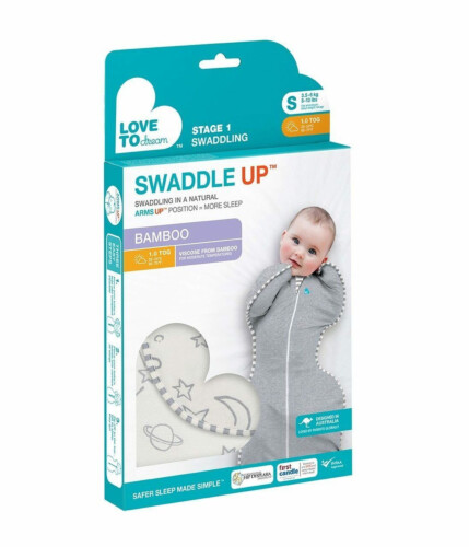 Love To Dream Swaddle UP Silky-Lux/Bamboo Cream - Newborn 1.0 Tog