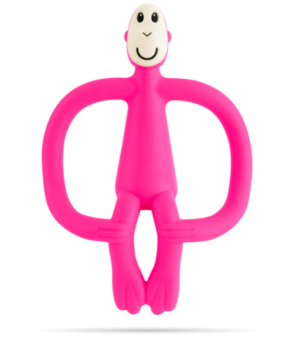 Matchstick Monkey Teething Toy-Pink