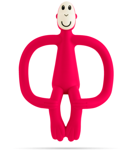 Matchstick Monkey Teething Toy-Red