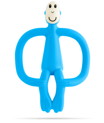 Matchstick Monkey Teething Toy-Light Blue
