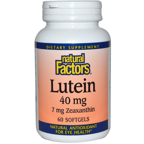 Natural Factors Lutein 40mg 60Softgels