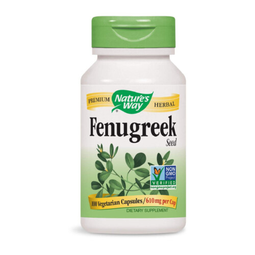 Nature's Way Fenugreek Seed 610mg 100 Capsules