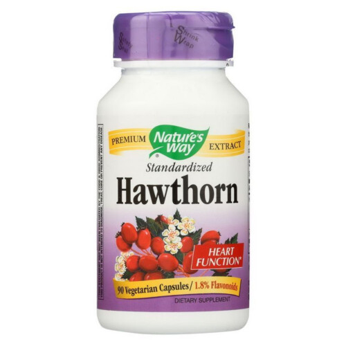 Nature's Way Hawthorn Berries 510mg 100 Capsules