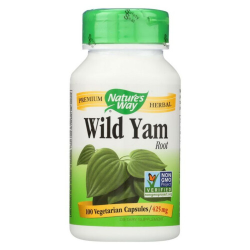 Nature's Way Wild Yam 425mg 100 Capsules