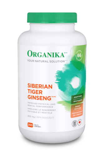 Organika Ginseng Siberian Tiger 850mg 200 Tabs