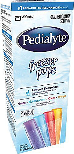 Pedialyte Freeezer Pops 1L (16 Pops x 62.5ml)