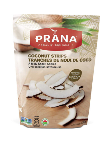 Prana Organic Coconut Strips 150g