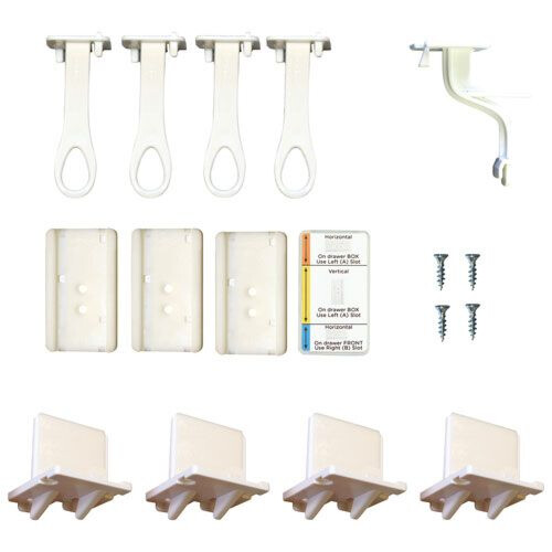 Qdos SureCatch Top Drawer Adhesive Latches (4 Pack)