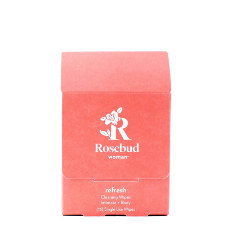 Rosebud Woman Refresh Cleansing Wipes Set Of 15