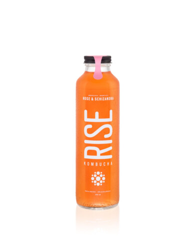 Rise Kombucha Rose Schizandra 414ml
