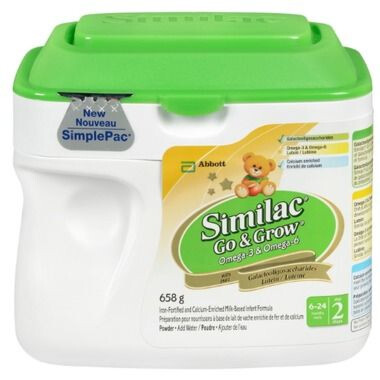 Similac Go & Grow Powder Formula With Omega 3 & Omega 6 6-24Months 658g