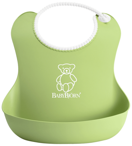 BabyBjorn Soft Bib - Green 4 Months+