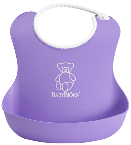 BabyBjorn Soft Bib - Purple 4 Months+