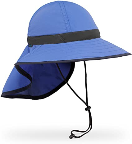 Sunday Afternoon Shade Goddess Hat Purple Larkspur - One Size