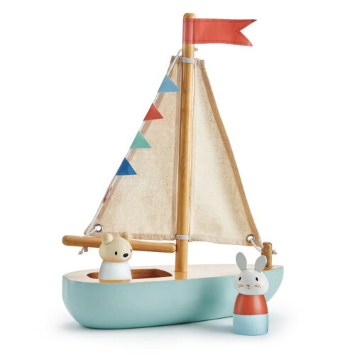 Tender Leaf Toys Sailaway Boat 3y+
