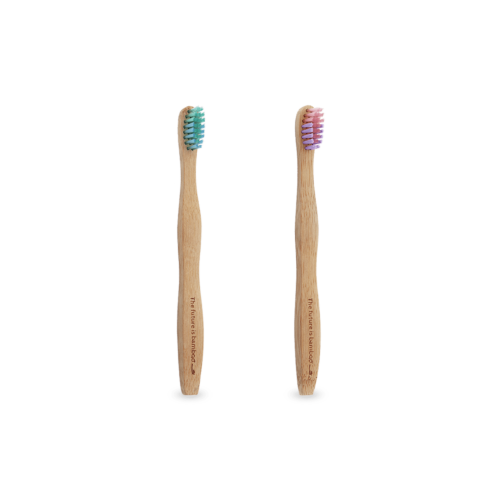 The Future is Bamboo Charcoal Kids 2 Pack ToothBrush