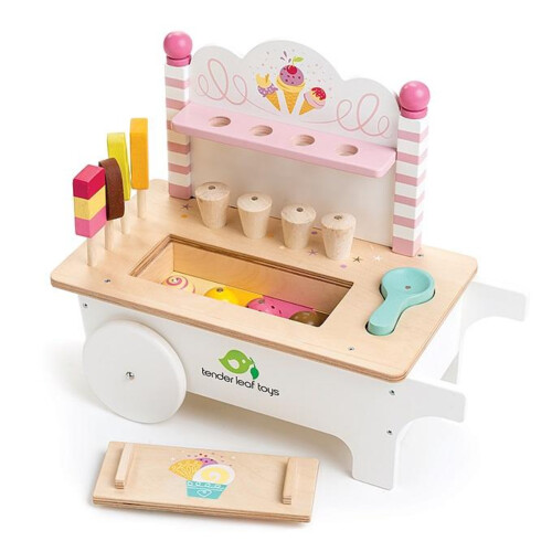 Tender Leaf Toys Ice Cream Cart 3Years+