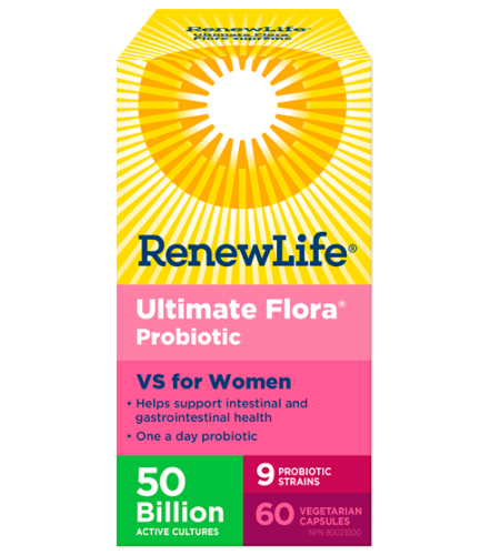 Renew Life Ultimate Flora Vaginal Support Probiotic 50 Billion 60 VCapsules
