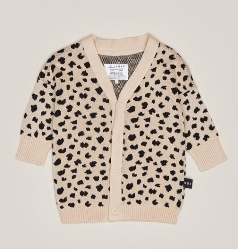 Huxbaby Freckle Knit Cardi - Camel 4 Year