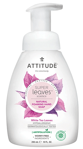 Attitude Super Leaves Foaming Hand Soap White Tea Leaves 295ml