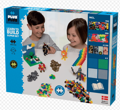 PLUSPLUS Learn To Build-Mega Set Basic 1200pcs
