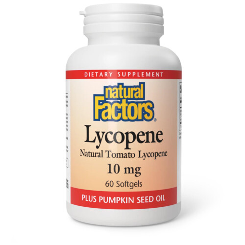 Natural Factors Lycopene 10mg 60 softgels