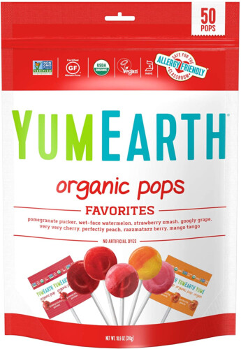 YumEarth Organics Lollipops 349g (50+ Pops)