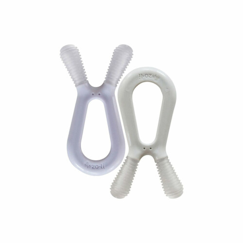 Zoli Bunny Teethers - Lilac Ash 6m+