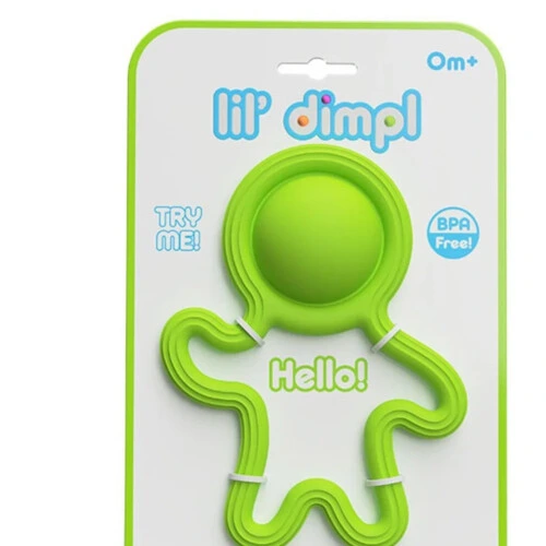 Fat Brain Toys Lil Dimpl Toy - Green 0m+
