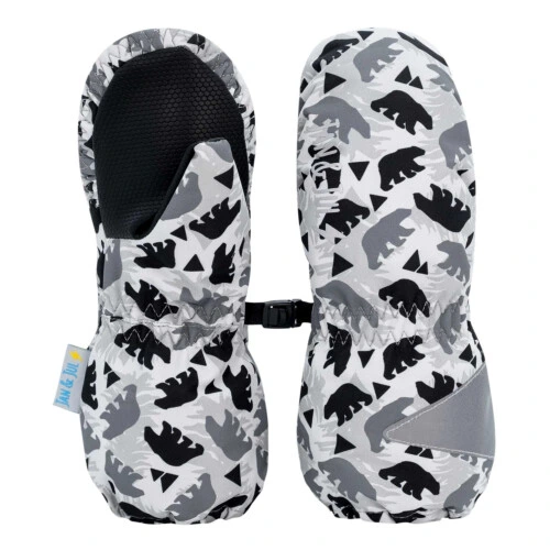 Jan & Jul Cozy-Dry Waterproof Rain Mittens - Bear - S