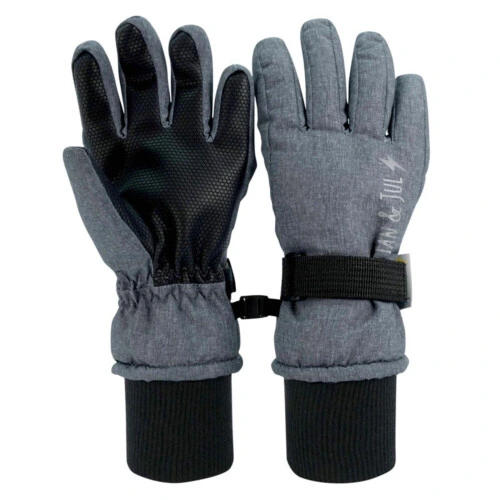 Jan & Jul Kids Waterproof Gloves - Heather Grey M