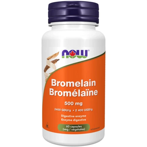 NOW Foods Bromelain 500 mg 60 Veg Capsules