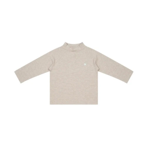 Nest Designs Basics Winter Mock Neck Long Sleeve Shirt (Tanboocel) - Warm Taupe - 4T-5T