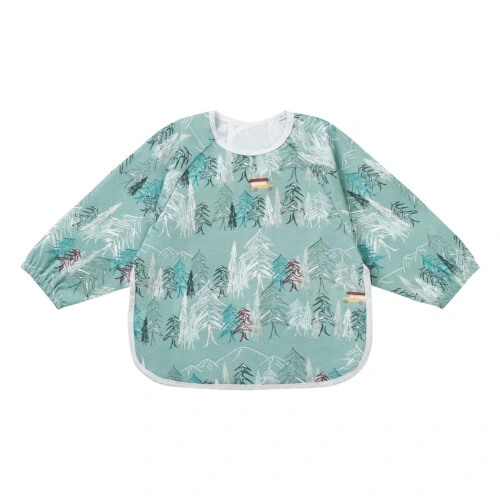 Nest Designs Long Sleeve Bib Cover - 1, 2, Tree 6M-2T