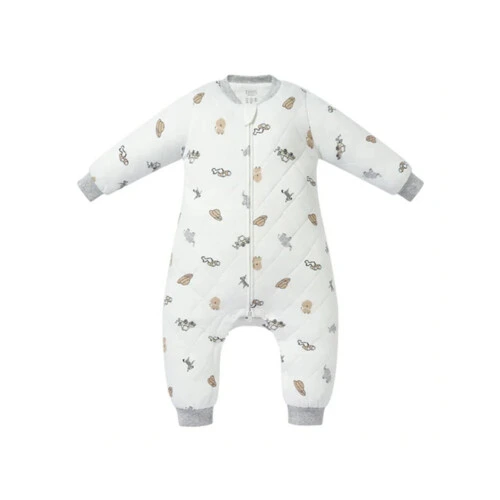 Nest Designs Quilted Long Sleeve Romper - Safawhee! - 12M-18M