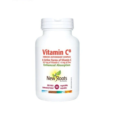 New Roots Herbal Vitamin C8 90 Capsules
