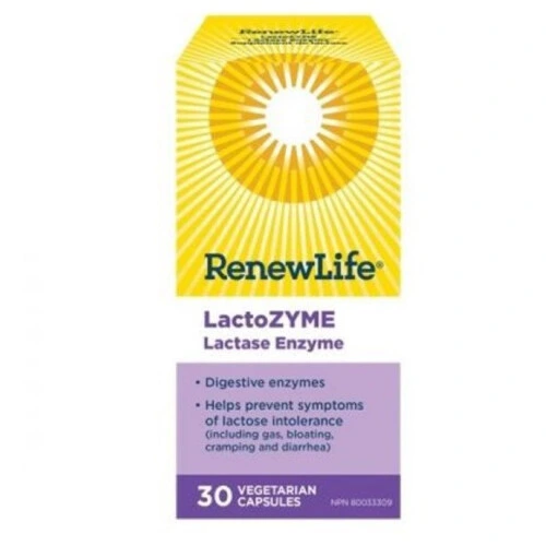 Renew Life LactoZYME 30Vcaps