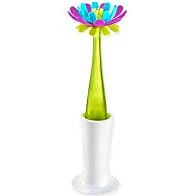 boon FORB Silicone Brush and Soap Dispensing Bottle Brush