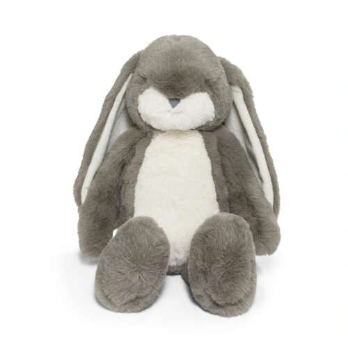 Bunnies By The Bay Little Floppy Nibble Bunny Plush Toy 12"- Coal