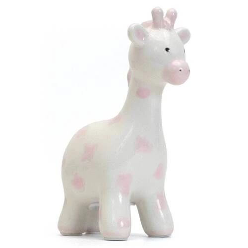 Child to Cherish Spotted Giraffe Bank - Pink