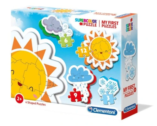 Clementoni My First Puzzle - The Weather (4 Shaped Animal Puzzles)