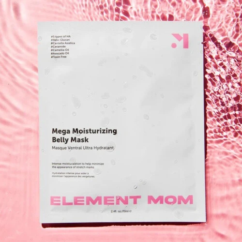 Element Mom Mega Moisturizing Belly Mask for Stretch Marks - 1Pack