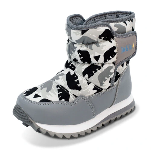 Jan & Jul Kids Toasty-Dry Puffy Winter Boots - Bear