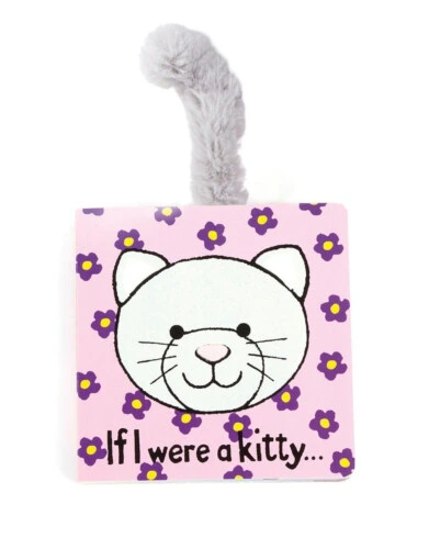 Jellycat If I Were a Kitty Book (Grey)