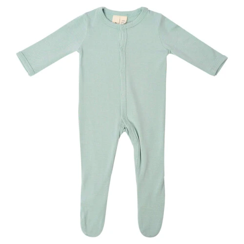 Kyte Baby Footie in Sage 3-6 months