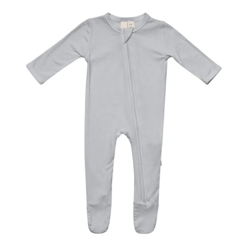 Kyte Baby Zippered Footie in Storm - Storm  3-6 months